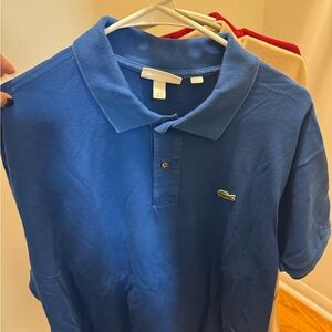 Lacoste Men's Polo in Vibrant Blue